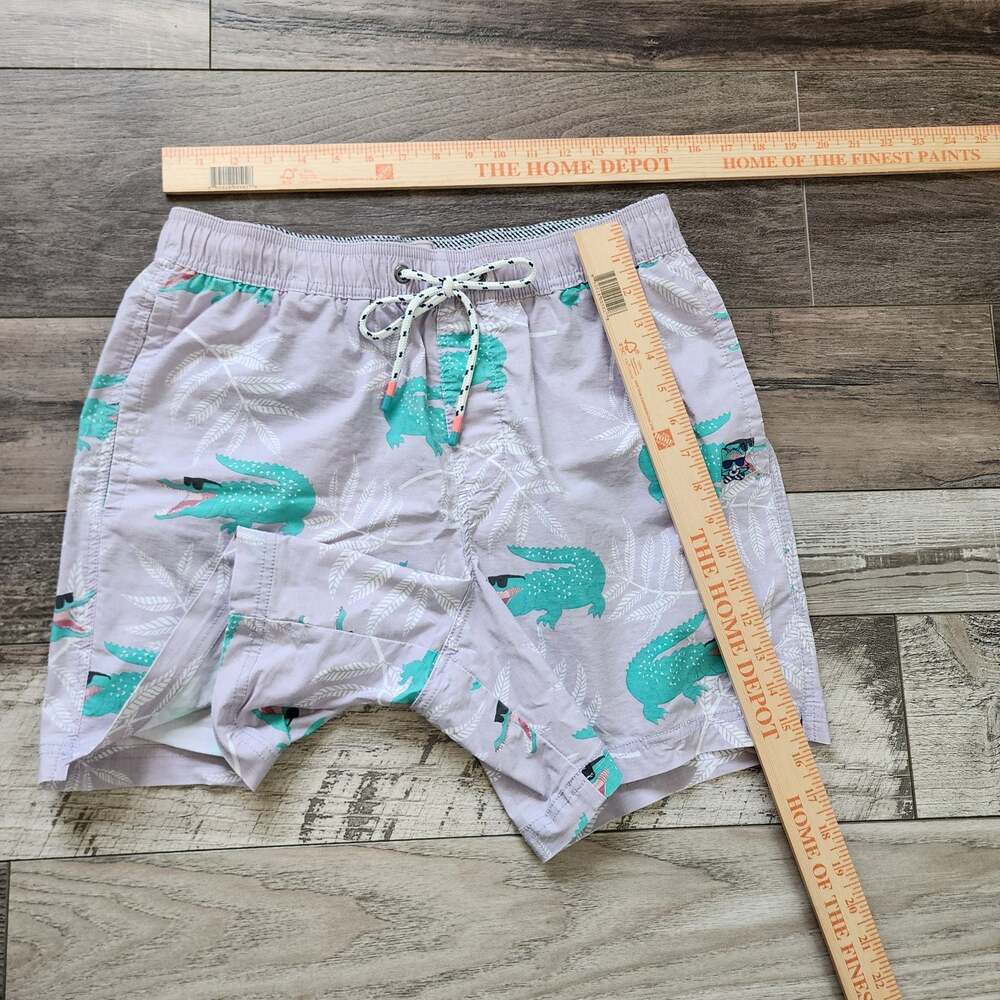 Party Pants Gator Done Swim Shorts Men's Size Medium - Picture 5 of 13